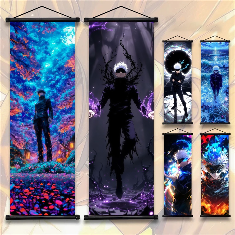 Gaming Accessories Wall - Jujutsu Kaisen Gojo Satoru Anime Art
