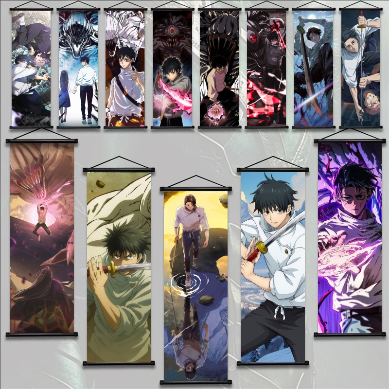 Gaming Accessories Wall - Jujutsu Kaisen Fushiguro Megumi hangende scroll,