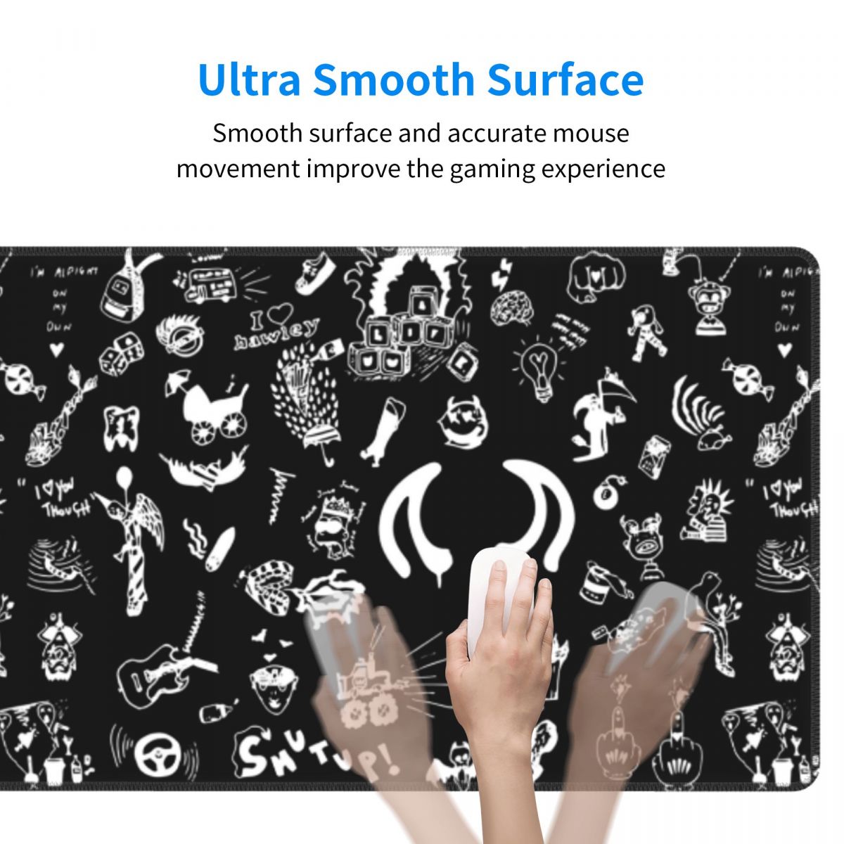Grote muismat Yungblud tekenin - Gaming Accessories Drawing recensie en prijs