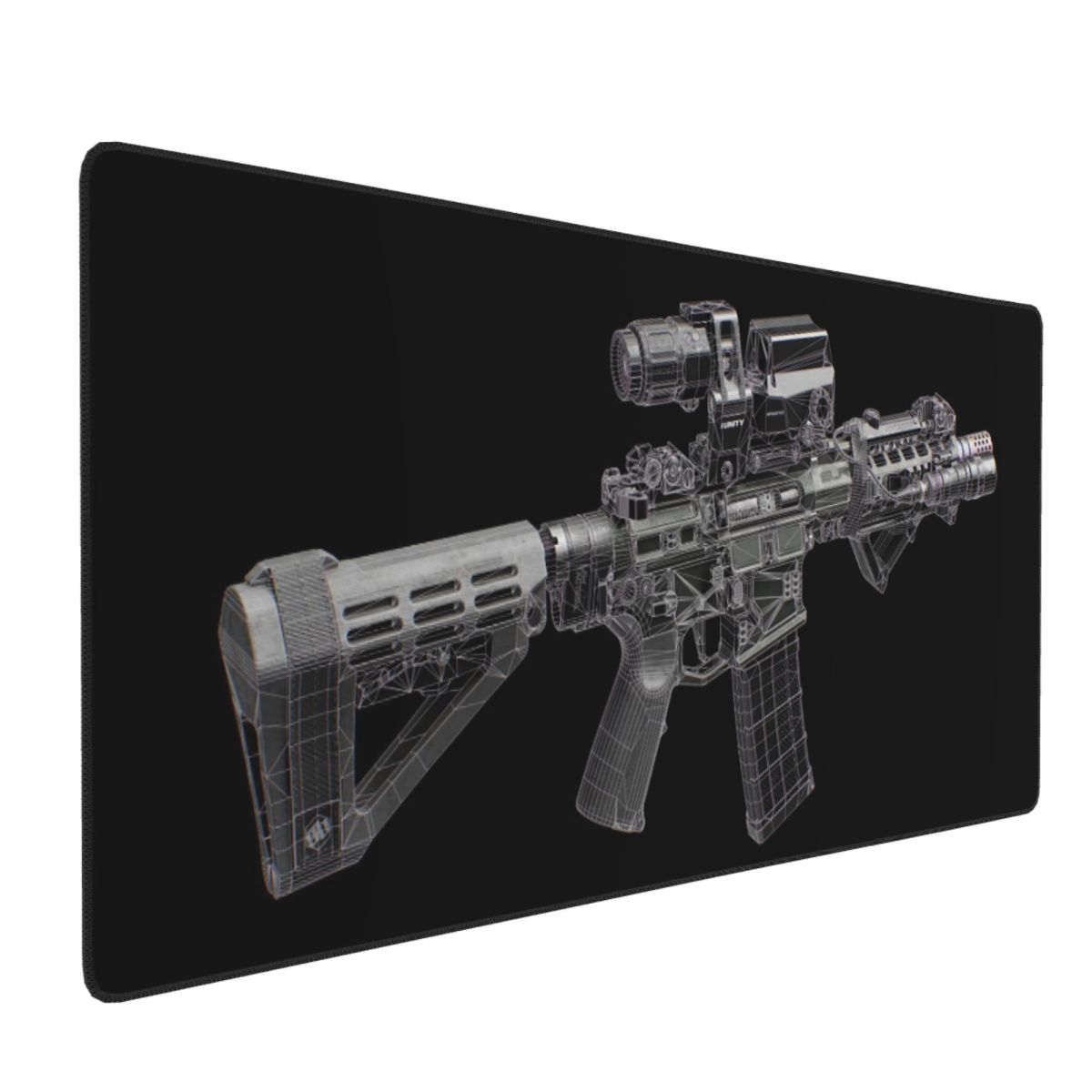 Grote muismat Gun Mechanische  - Gaming Accessories Drawing recensie en prijs
