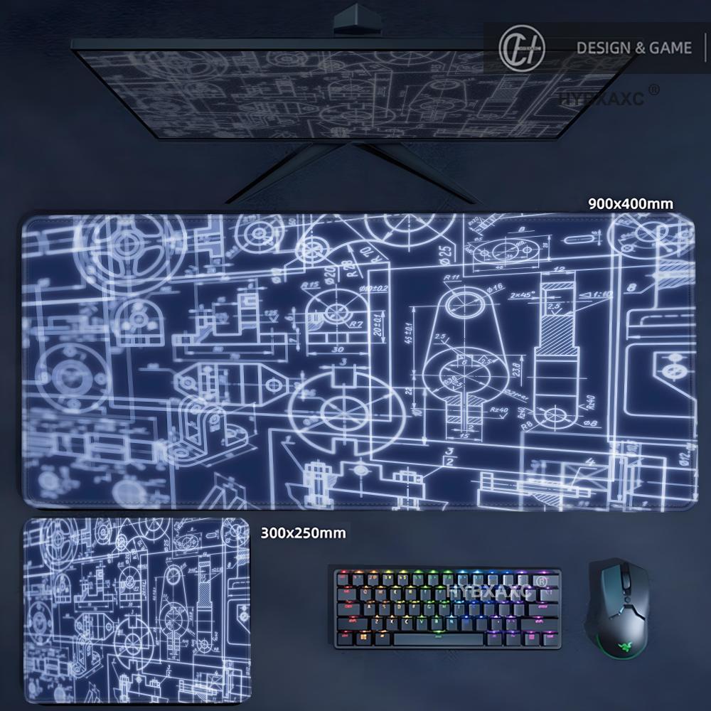 Muismat Gamingaccessoire Mecha - Gaming Accessories Drawing recensie en prijs