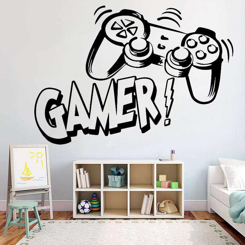 Muursticker voor kinderkamer v - Gaming Accessories Wall recensie en prijs