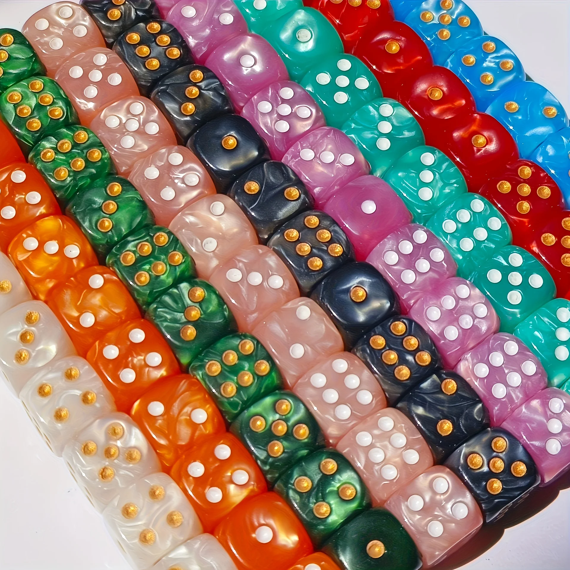 10 stuks 12mm Pearl Swirl D6 d - Gaming Accessories Tablet recensie en prijs