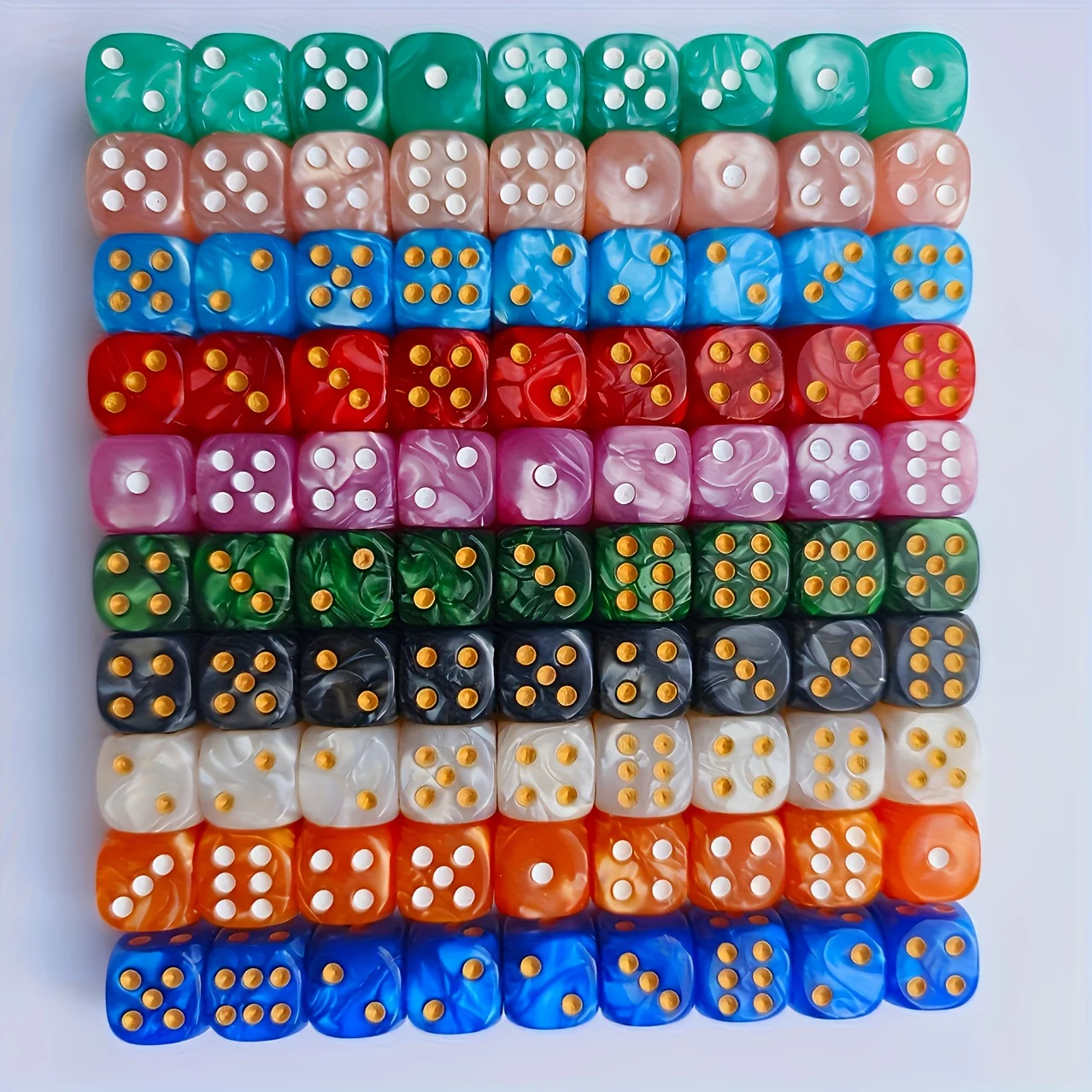 10 stuks 12mm Pearl Swirl D6 d - Gaming Accessories Tablet recensie en prijs