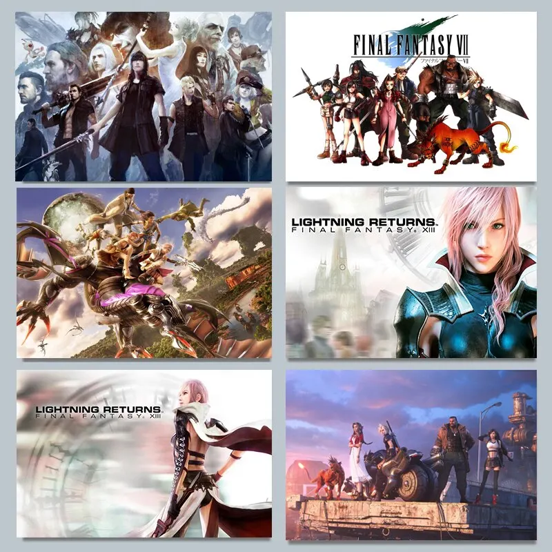 Final Fantasy VII Vaporwave Ca - Gaming Accessories Wall recensie en prijs