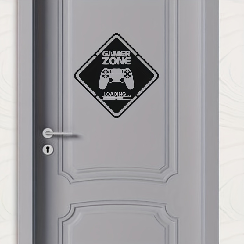 1Pc Gamer Zone Deur Sticker Mu - Gaming Accessories Wall recensie en prijs