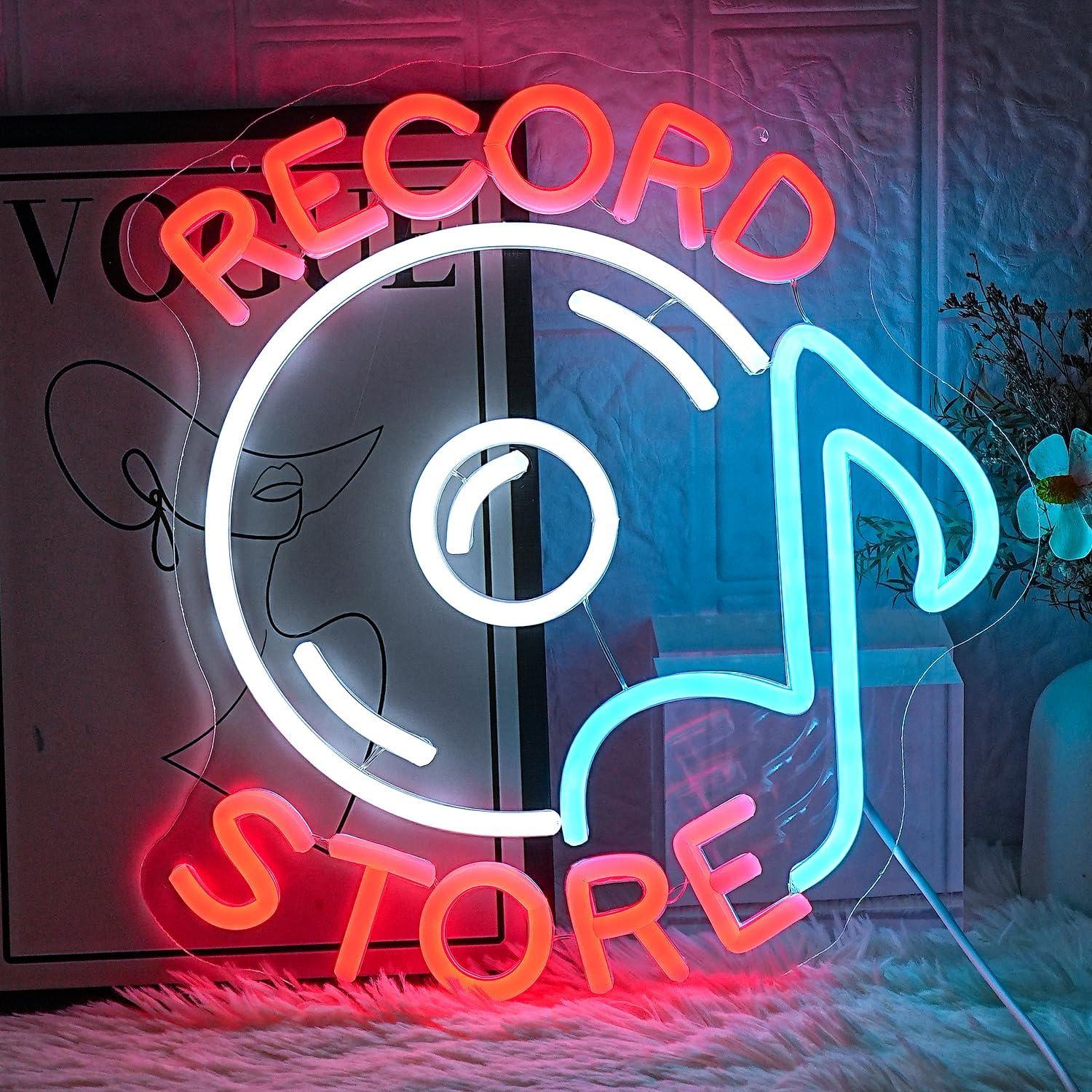 Platenwinkel Neonbord Muziek N - Gaming Accessories Store recensie en prijs