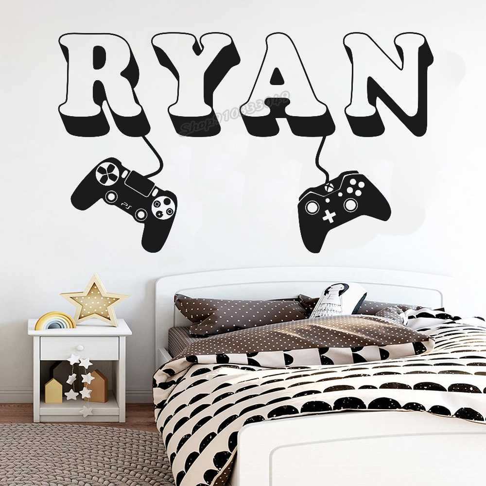 Gamer muursticker aangepaste n - Gaming Accessories Wall recensie en prijs