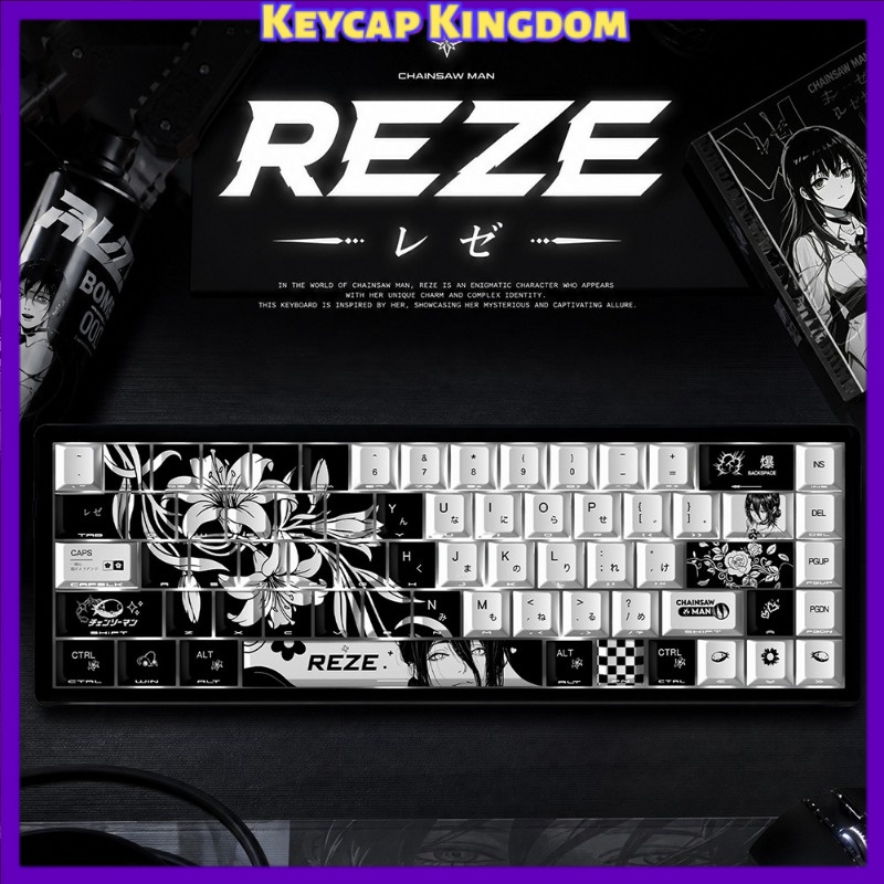 NIEUWE Reze 5.0 Anime Keycaps  - Jjk Gaming Accessories recensie en prijs