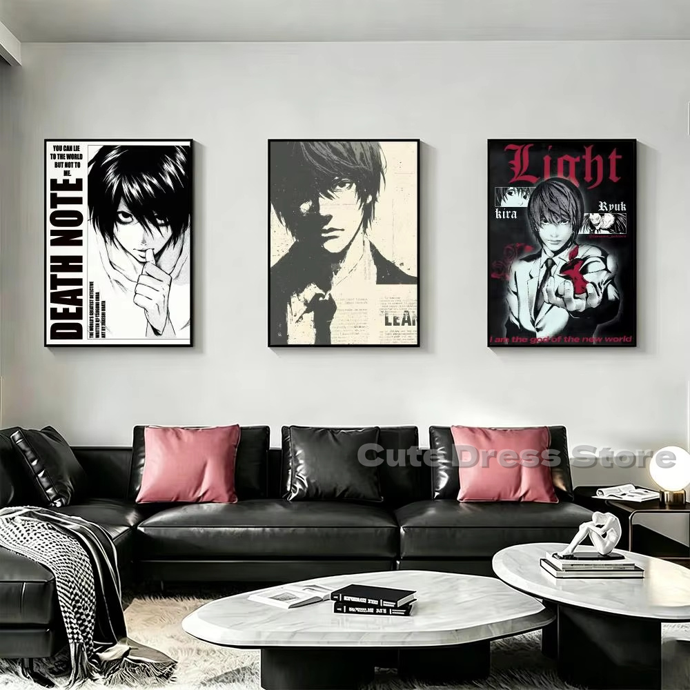 Death Note Canvas Print Ongeli - Gaming Accessories Wall recensie en prijs